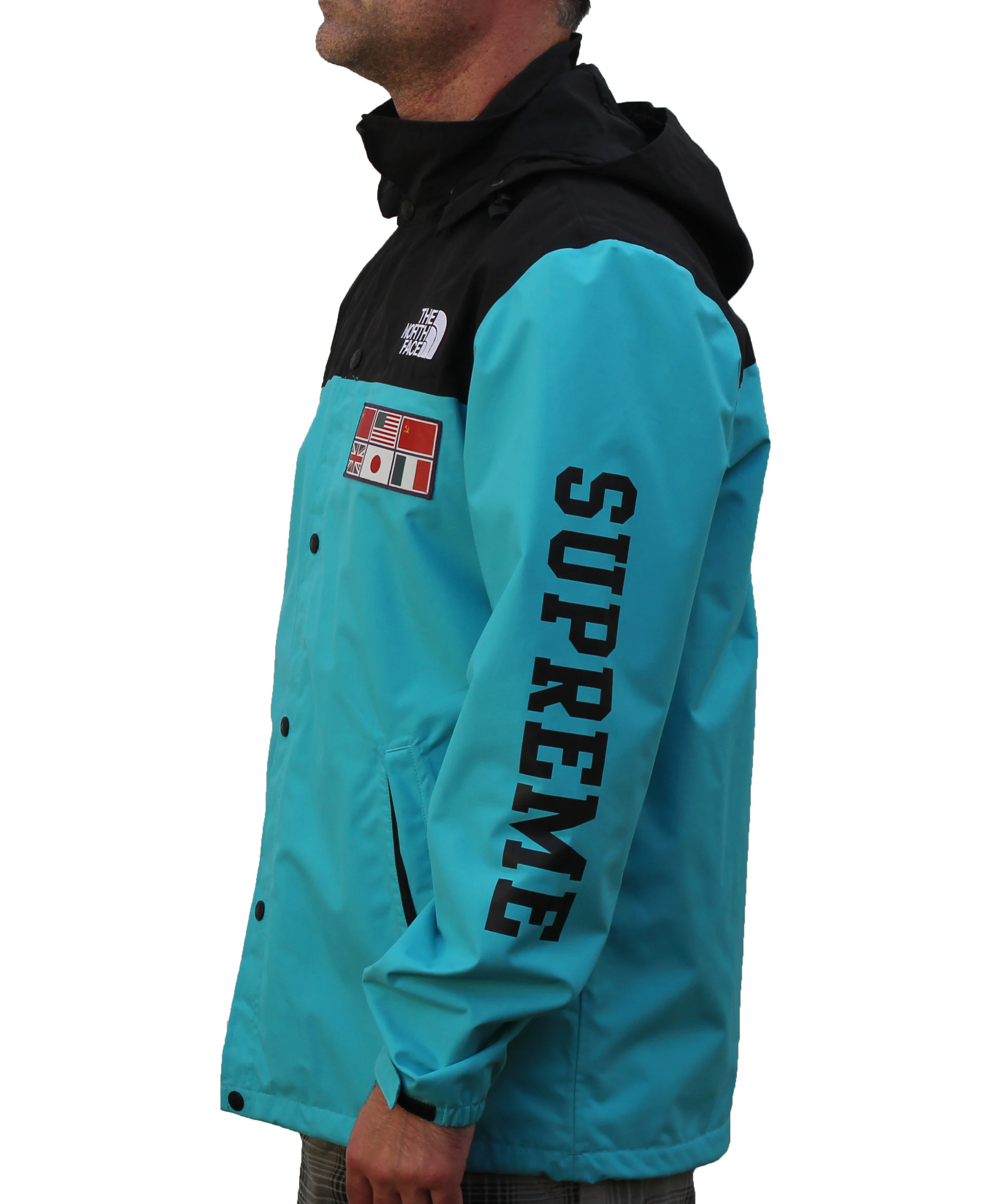 Supreme x The North Face Teal Expedition Jacket (Size L) — RootsBK